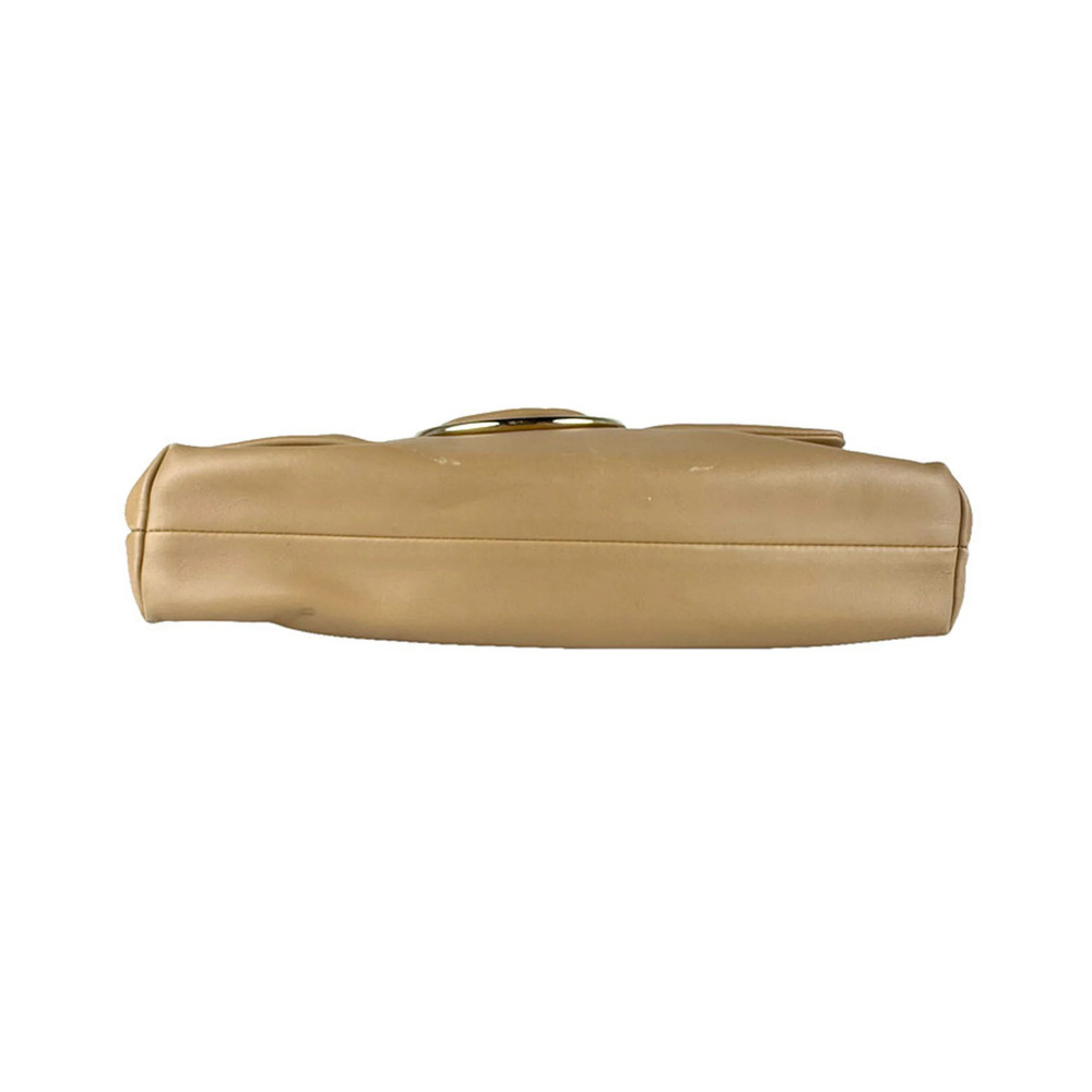 CHRISTIAN DIOR Cream Leather Shoulder Bag - Picture 4 of 13